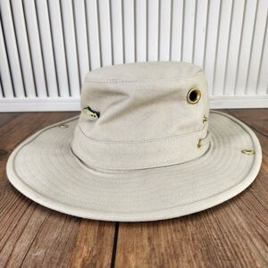 VTG Tilly Endurables T3 Wanderer Duck Sz 7 1/4 Hat Khaki Cotton Safari Canada